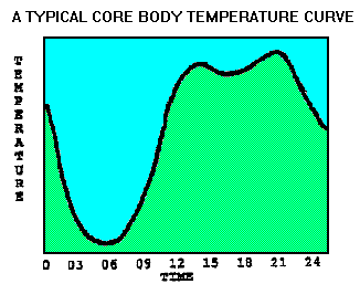 [Body Temperature Changes in a 24 hr Period]